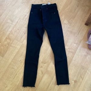 Abercrombie super skinny ankle high rise jeans